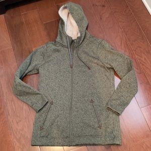 Eddie Bauer hooded sweat jacket women’s large